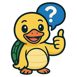 Pebble with a question bubble